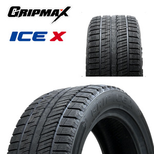 送料無料 グリップマックス 冬 タイヤ 【1本単品 新品】 GRIP MAX ICE X GRIP ICE X ブラックレター グリップアイスエックス 175/60R16 82T