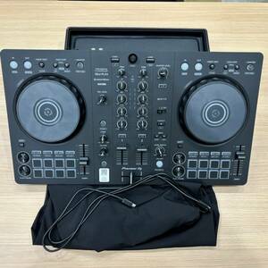 【K-29061TY】Pioneer DJ DDJ-FLX4 rekordbox＆Serato DJ対応 2ch コントローラー コード カバー付き 通電動作確認済 目立つ傷汚れなし