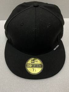 完売商品NEWERA BASIC 59FIFTY ウール地ベーシック黒フラッグＣＡＰ国内正規品