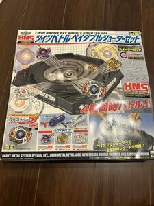 希少 TAKARA 旧 爆転シュート ベイブレード ツインバトルベイダブルシューターセット A-130 HMS beyblade 初代 タカラ Gレボリューション