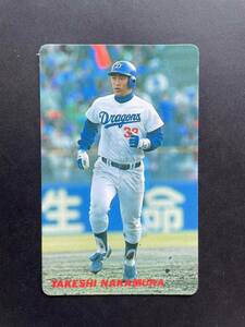 カルビープロ野球カード 90年 No.70 中村武志 中日 1990年 ② (検索用) レアブロック ショートブロック ホログラム 地方版 金枠