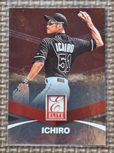 2015 Panini Elite #43 ICHIRO SUZUKI Miami Marlins New York Yankees Seattle Mariners Orix Blue Wave