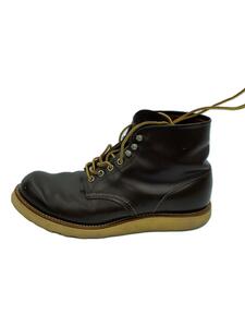 RED WING◆ハイカットスニーカー/27cm/9D/BRW/レザー