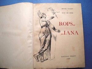 銅版画21点収録！フェリシアン・ロップス『Rops...Iana』限500 1924 画像をご覧ください！《真作》