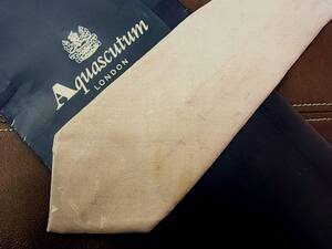 ◆即決1000円◆0711◆【Aquascutum】アクアスキュータム【総ロゴ】ネクタイ