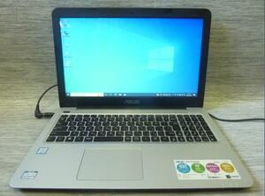 Windows 7,8,10,11 OS選択可 ASUS VivoBook X556UA-XX902TS Core i5-7200U/メモリ4GB/500GB/DVDマルチ/USB3.1/無線/Type-C/HDMI/1687