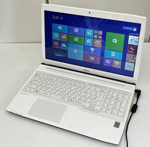 i5152HI 富士通 LIFEBOOOK AH42/M Pentium 3556U 1.7GHz/4GB/320GB/15.6インチ/DVD ノートパソコン 白 ホワイト 通電確認済 動作未確認