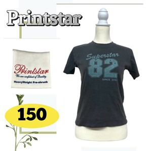 ★きれいめ★Printstarトップス Tシャツ カジュアル 半袖 150