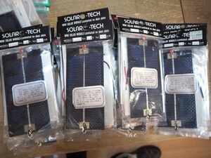 ◆SOLAR TECH 太陽電池 アルミ ラミネート モジュール BLK402/BLK804/BLK402MJ 1.0/2.0v 800/400mA 模型 DIV ソーラーカー 他 10枚 ◆③