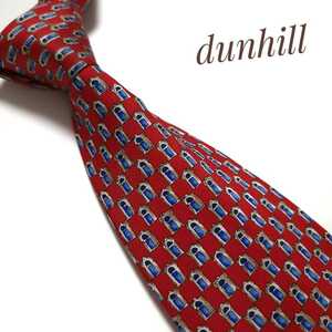 dunhill ダンヒル ネクタイ ハイブランド 高級 赤 1119