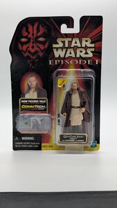 Hasbro ハズブロ クワイ=ガン・ジン 3.5インチ スター・ウォーズ EP1 エピソード1 コムテックフィギュア 海外購入 当時物 未使用