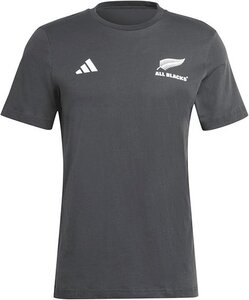 adidas アディダス IK7127 IJJ38 M RUGBY ALL BLACKS Tシャツ トップス シングルジャージ製 ブラック XL