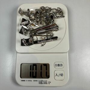  銀製品　全てに刻印あり　タイピン　カフス　約100g　アクセサリー　大量　まとめ　ジャンク　〔135〕　