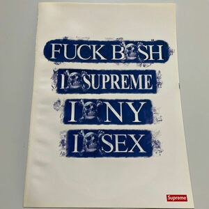 supreme ステッカー　FUCK BUSH