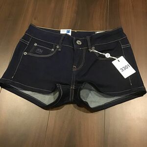 ジースター/ショートパンツ/デニム/加工品/ストレッチ/ユーズド加工/w25/RAW