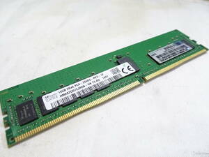 美品 SK Hynix メモリー DDR4-2666V PC4-21300 1枚16GB×1枚組 合計16GB 両面チップ Registered ECC 動作検証済 1週間保証