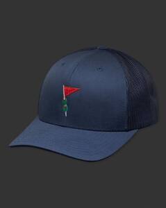 スコッティ・キャメロン 帽子 Scotty Cameron Hat-Swizzlepin-Retro Trucker-Mesh Snapback-Navy