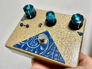 特別仕様Hazy Pedals - Gold IPA Fuzz【Gain:Mid】【Selected Nkt RD】『Fuzz Face Style』《動画有》 ファズフェイス　ハイゲイン