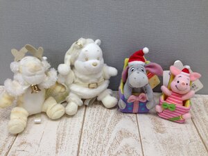 ◇ディズニー 《未使用品あり》くまのプーさんグッズ 4点 ぬいぐるみ ぬいぐるみバッジ ティガー ピグレットほか 1W112 【60】