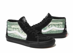 Supreme Vans Dollar Skate Grosso Mid "Black" 28cm SUP-VANS-23SS-SGM-B