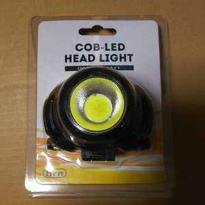 □強力照射 ヘッドライト 高輝度 ハンズフリー作業 COB 作業灯 LED ヘッドランプ