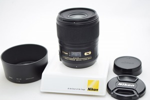 ★Nikon ニコン AF-S Micro NIKKOR 60mm F2.8G ED★レンズフード付