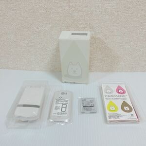 未使用品 携帯電話 PANTONE WATERPROOF 202SH SoftBank ソフトバンク SHARP シャープ ホワイト 標準セットシンプルタイプ ケータイ C316