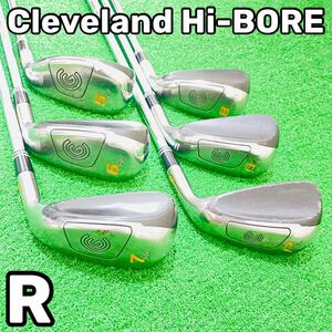 6897 Cleveland Hi-BORE クリーブランド 6本 フレックスR 右利き アイアンセット 送料無料　匿名配送