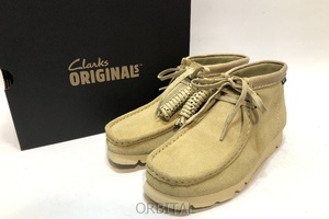 経堂)Clarks クラークス 未使用 WallabeeBT.GTX レディース ワラビーブーツ ゴアテックス メープルスエード UK5 24cm