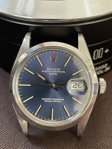 ROLEX Oyster Perpetual DATE Ref1500 ブルー文字盤