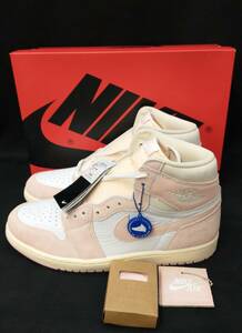 [黒タグ付・未使用] NIKE WMNS AIR JORDAN 1 AJ1 WASHED PINK ウィメンズ ジョーダン ウォッシュド ピンク 28.5cm FD2596-600 店舗受取可