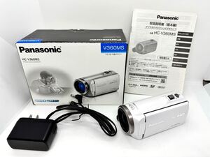 Panasonic パナソニック HC-V360MS フルHDビデオカメラ デジタルハイビジョンビデオカメラ ホワイト 箱付