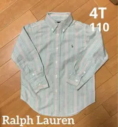 ラルフローレン　110 4T ボタンダウン　シャツ　Ralph Lauren 綿