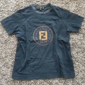 1円~【極美品】フェンディ FENDI Tシャツ 半袖 シャツ ズッカ ズッキーノ ロゴ FF コットン