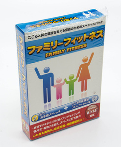 ファミリーフィットネス FAMILY FITNESS こころとからだの健康を考える家族のためのスペシャルパック Windows DVD-VIDEO CD-ROM 中古 