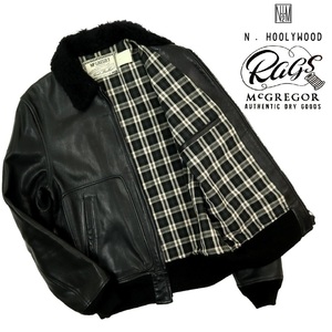 【B1252】【20着限定】【トリプルコラボ】N.HOOLYWOOD×Rags McGREGOR×野口強 エヌハリウッド ラグスマックレガー レザージャケット