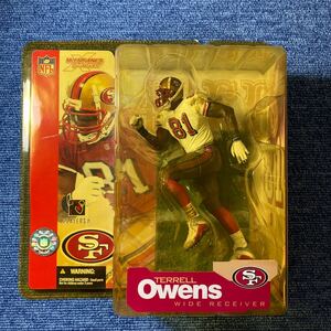 マクファーレン NFL 2002 テレル.オーウェンス　サンフランシスコ49ers TERRELL Owens アメリカンフットボール　フィギュア　未開封　レア