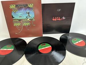 3LP レコード Yes YESSONGS Live 3-LPs 1973 Atlantic SD 3-100 With Booklet !Near Mint! （管理No.11