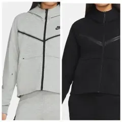 ナイキ　NIKE  テックフリース　フルジップパーカーブラックグレーセット XL