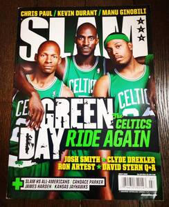 2008 July SLAM MAGAZINE #119 KEVIN GARNETT RAY ALLEN / スラム 雑誌 ケビン ガーネット Jordan, Nike, Adidas NBA Basketball