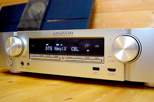 ★保証付・極上美品★marantz NR1710 薄型 4K(HDCP2.3) Atmos DTS:X 対応 5.1.2対応 HDMI8入力★端子ピカピカ★