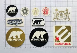 Ezekiel Clothing SK8 10 pieces ステッカー イズキール クロッシング ロゴ 10枚セット ステッカー スケートボード