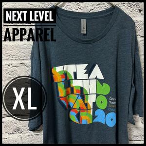 【 NEXT LEVEL 】 メンズ Tシャツ グレー XL アメカジ 古着 メンズ古着 海外輸入 ヴィンテージ US古着　大きいサイズ メンズTシャツ