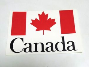 カナダ国旗　ステッカー 紙製 Canada