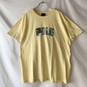 90s POLO SPORT RALPH LAUREN ラルフローレン ポロスポーツ ロゴ Tシャツ ヴィンテージ イエロー 黄色 L ハワイアン