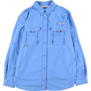 古着 コロンビア Columbia PFG 長袖 ボタンダウン フィッシングシャツ レディースXL /eaa352599 【SS2406】