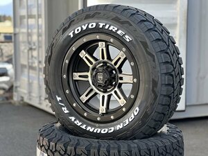 車検対応 新品 17インチ タイヤホイールセット pcd139.7 6穴 TOYO R/T 265/65R17 80 ランクル 70ランクル ランドクルーザー 純正車高装着可