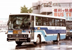 【 バス写真 Lサイズ 】 西鉄 懐かしのS型1987年式 ■ 4244北九州22か2091