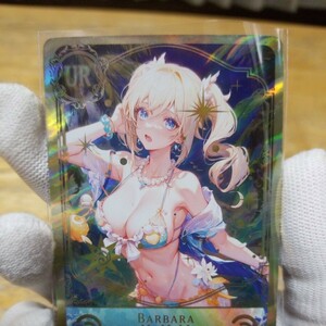 【新品未使用】ACGカード 海外製 セクシーカード BARBARA 原神 バーバラ ファンカード 美少女152