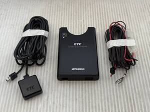 送料350円★動作確認済★ETC車載器 三菱電機 EP-9U69V アンテナ分離型 音声案内★ワゴンRスティングレー MH34S 軽登録 軽自動車★K0809B